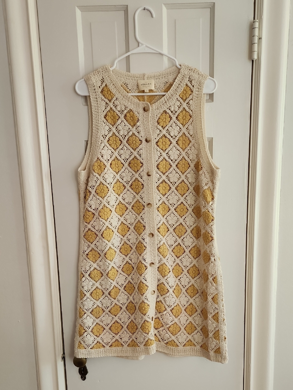 NWOT Sezane Marie Crochet Dress